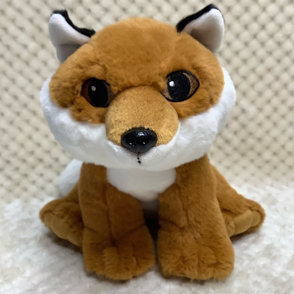 Stuffed Animal House Plush Sitting Red Fox Soft Stuffed Animal Toy